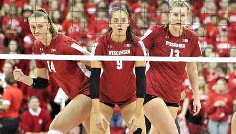 wisconsin nude volleyball team|Private photos of UW volleyball players shared